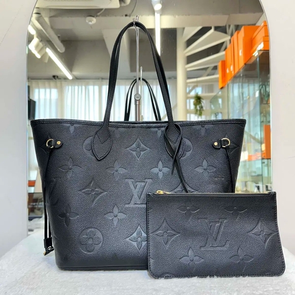 ✨👜LOVE IT!🔥Louis Vuitton - Neverfull MM Poppy Interior Bag - Picture 1 of 6